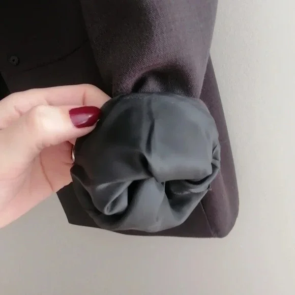 Akris Wool Summer Blazer Single Breasted with Hidden Snap Closure Size 10 - Picture 12 of 17